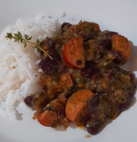 Creole Style Red beans and smokey sausage